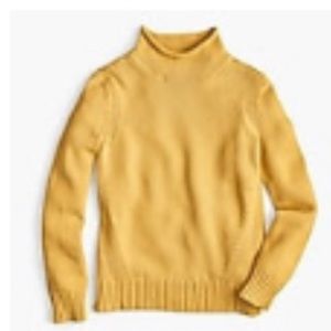 Jcrew j.crew mustard, yellow, mock neck, sweater, extra-large, XL